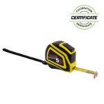 Båndmål 5Mx19MM Gummibelagt ABS hus med Auto-Lock og magnet (MID Klasse II) (Inkl. Certifikat)